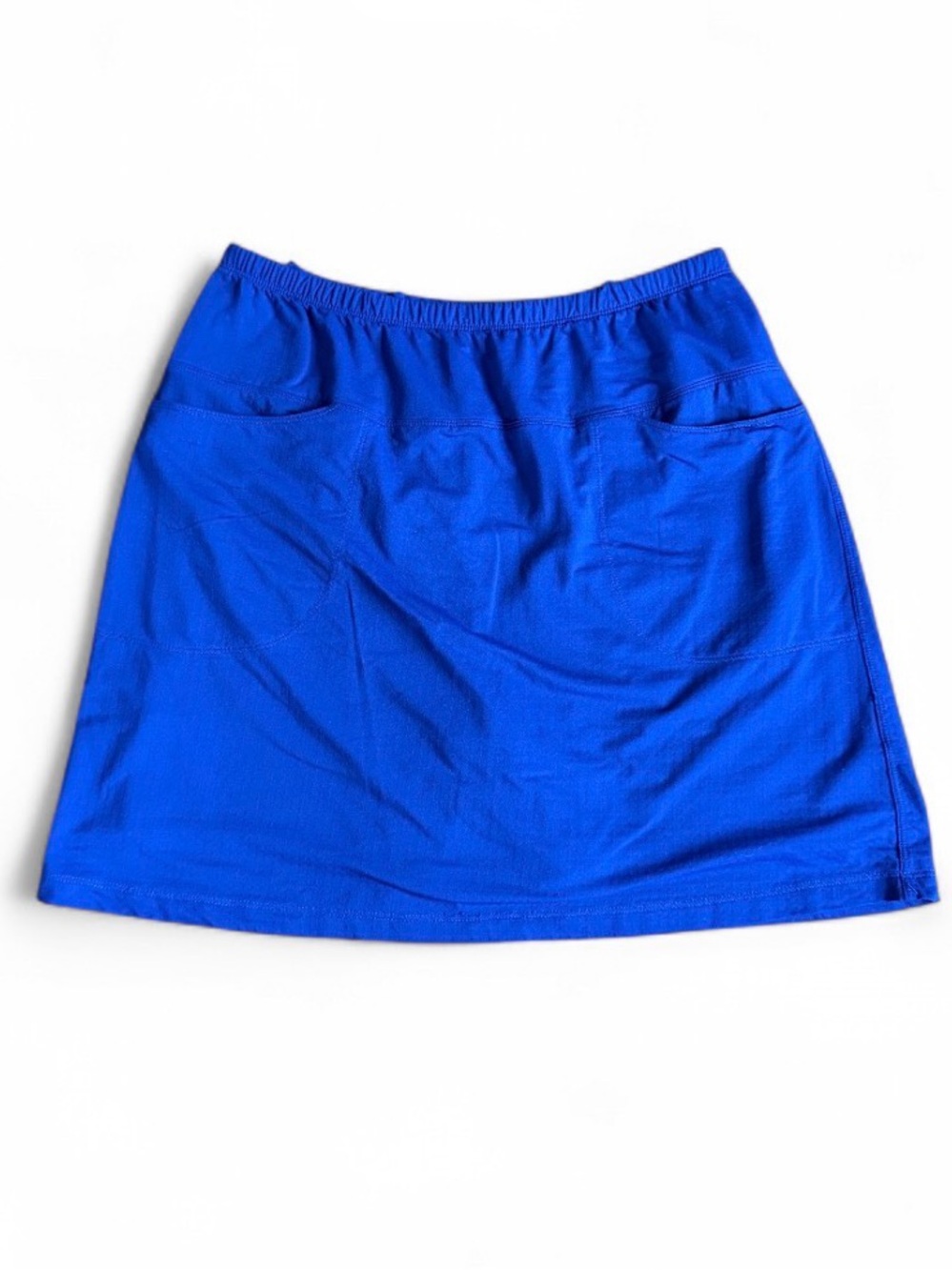 IBKUL Skort Skirt Womens Navy Pockets M UPF+ Quick Dry Golf Tennis Beach Summer